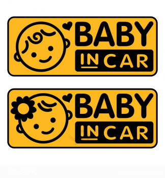 2018 Populaire Personnalisé Die Cut Bébé Dans La Voiture Autocollant