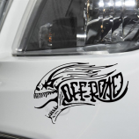 unti-UV waterdichte custom zelfklevende vinyl Autodeursticker