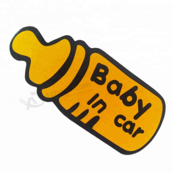 bady In Car warning Fabricante de adesivos de carros