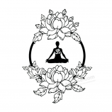 Individuell bedruckter Vinyl-Aufkleber Gestanztes Logo Autotür-Aufkleber