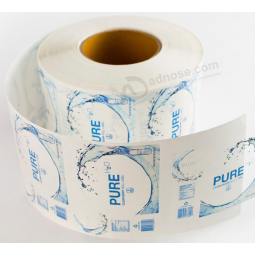Buena venta de papel adhesivo rodante etiqueta de embalaje puro-fácil