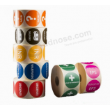 diseñe sus propias etiquetas adhesivas de papel adhesivas personalizadas baratas