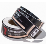 prix de gros adhésif en plastique logo de marque impression d’autocollant
