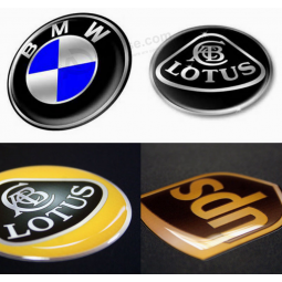Impression d’autocollants de logo 3D en résine 3M résistante à la chaleur