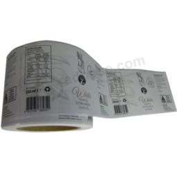 Impression d’autocollant de code qr de code imperméable à l’eau d’expédition personnalisée