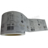 aangepaste verzending waterdicht papier qr code labe sticker afdrukken