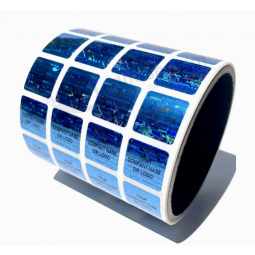 Créez votre propre autocollant 3d hologramme d’authenticité avec une surface brillante