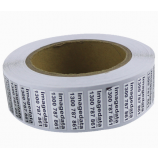 goedkoop wit thermisch kledingstuk barcode sticker drukpapier