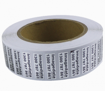 papier d’impression d’autocollant de code-barres de vêtement thermique blanc bon marché
