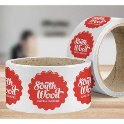 Großhandelspreis, der starke klebende Papieraufkleberfabrik rollt