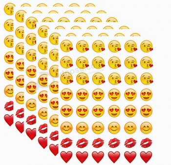 promotie geschenk smiley emoji a4 gezicht sticker cartoon papier