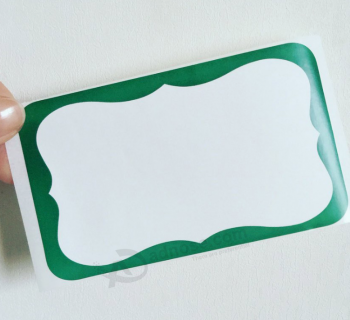 Meilleur prix éco-responsable blanc coquille d’œuf étiquette autocollant rouleau de papier