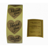 zware metallic geborsteld aluminium en gouden sticker
