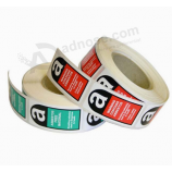 bedrukte zelfklevende sticker met aangepast papier op rol gerecycled