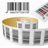 witte hittegevoelige papierrol barcodesticker