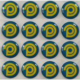 goed verkopende waterdichte 3d siliconen zelfklevende stickers