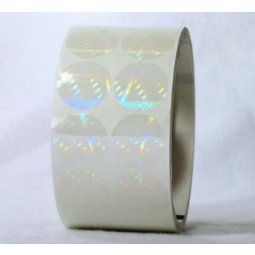 clear pvc certificate transparent hologram stickers for packing