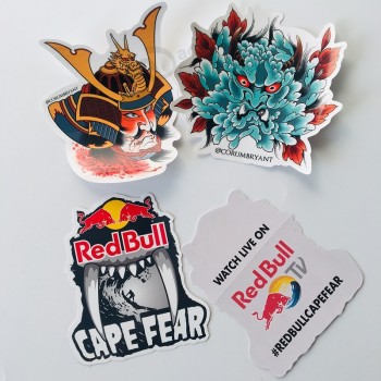 Laminage UV Logo personnalisé Autocollants en vinyle découpés à l’emporte-pièce pour les enfants