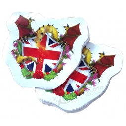 custom logo gedrukt Die Cut vinyl stickers in polybag