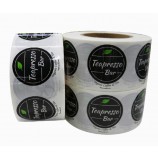 UV-bescherming vinyl glanzende afwerking aangepaste logo sticker