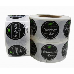 UV-bescherming vinyl glanzende afwerking aangepaste logo sticker