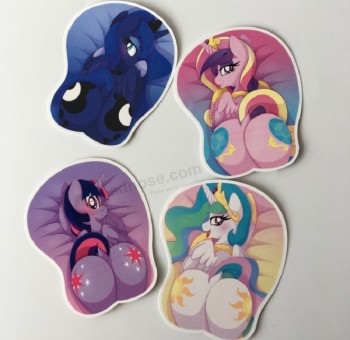 Custom die cut label vinyl decorative stickers printing for laptop