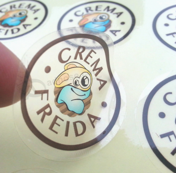 Custom Transparent Clear Vinyl Labels Stickers