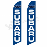 Promotional Subaru Advertising Flag Printed Subaru Feather Banner