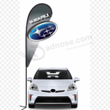 Advertising Subaru tear drop flag Subaru beach flags
