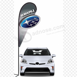 Advertising Subaru tear drop flag Subaru beach flags