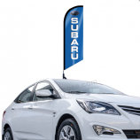 gedruckte subaru Autofahne gestrickt Polyester subaru Fenster Auto-Swooper-Flagge