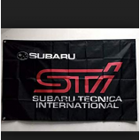 черный флаг Subaru гоночный автомобиль Subaru баннер 3x5ft полиэстер флаг