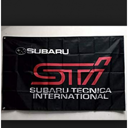 benutzerdefinierte Subaru Werbebanner Subaru Flagge für Werbezwecke