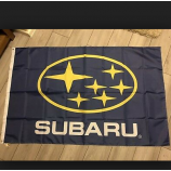 fabriek aangepaste logo polyester subaru banner vlag