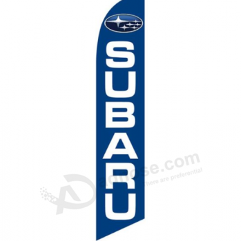 bandiere subwoofer promozionali personalizzate con logo subaru stampato