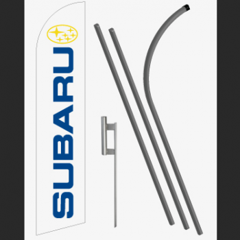 Drapeau Subaru Feather Personnalisé Publicité Polyester Drapeau Subaru Volant