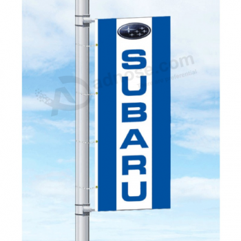 Rectangle Pole Subaru Logo Banner Custom Logo Subaru Banner