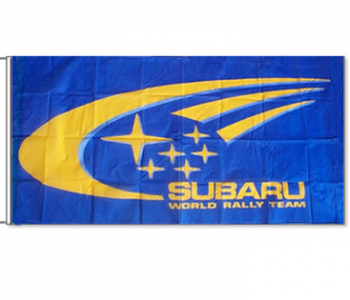 High Quality Knitted Polyester Subaru Logo Banner
