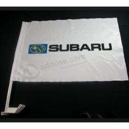 kundenspezifisches Drucken gestrickte Polyester subaru Autofensterflagge