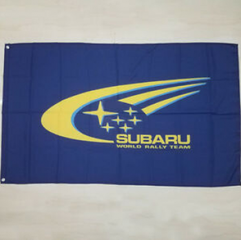 Autorennen Polyester Subaru Banner Flagge benutzerdefinierte