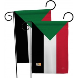 Soedan vlaggen van de wereld nationaliteit indrukken decoratieve verticale 13 