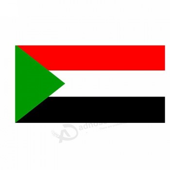 gedruckte Art und Nationalflaggenverwendung verschiedene Länder Sudan Autofahnen