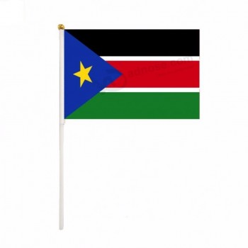 Jeu 2019 eom SOUDAN DU SUD logo drapeau de la main