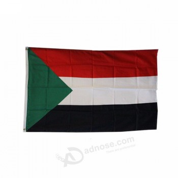 bandeira de país nacional sudanês personalizada