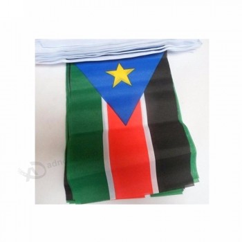 Bandeira de estatueta produtos promocionais Sudão do Sul país bandeira bunting