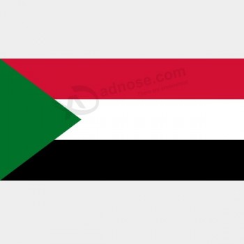 aangepaste hete verkoop hoge kwaliteit sudan vlag