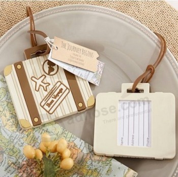 Que le voyage commence Étiquette de valise vintage les