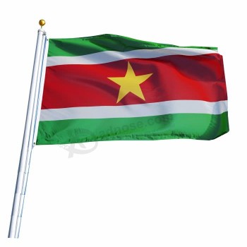 Großhandel surinamische Nationalflagge 3x5ft langlebige Flagge Suriname