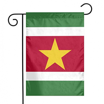 bandeira nacional do jardim de poliéster sranan suriname personalizado