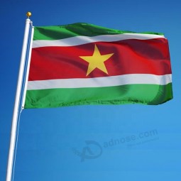Hot selling Outdoor Flying Suriname Sranan National Flag Banner